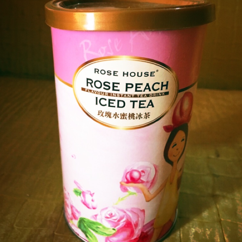 古典玫瑰園 玫瑰水蜜桃冰茶