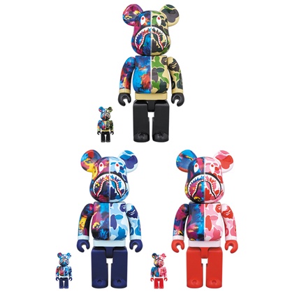 Image.台中逢甲店 BE@RBRICK BEARBRICK 400%100%庫柏力克熊 蜷川實花 x BAPE