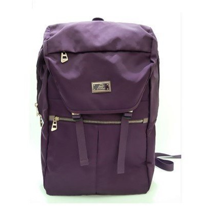 法國 Promax 紫色 多夾層防水尼龍 後背包 /電腦包/旅行後背包