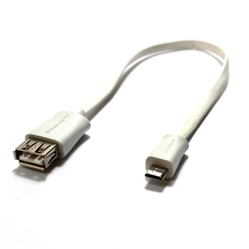【福利品】群加 PowerSync Micro USB 2.0 OTG 轉接線 (USB2-GFOTG0189)