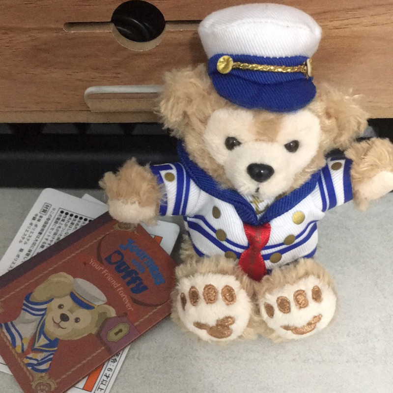 日本海洋迪士尼達菲熊坐姿吊飾水手服達菲熊 蝦皮購物