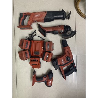 二手外匯機HILTI te6 a22 +Sid 4 +ag125+war 22配5顆3.3電池 喜利得 一套如圖 不議價