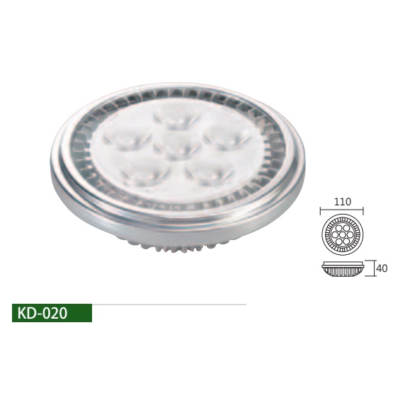 《台灣晶片》KAO'S LED AR111 高亮度燈泡 18W 白光 自然光 黃光 附變壓器 一年保固 燈珠型