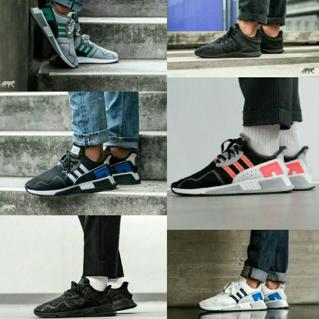 原廠正品◆Adidas EQT Cushion男鞋ADV慢跑鞋 黑BY9507藍CQ2374穿搭 限量 椰子NMD小Y3