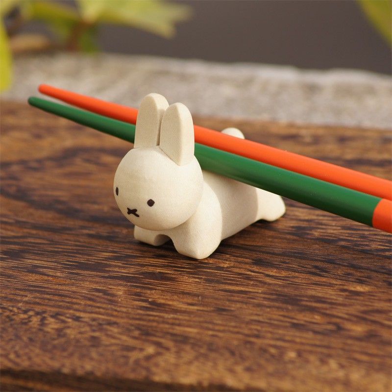 Miffy 米菲兔 米飛 天然木製 筷架 筷子置物架 日本Mercis