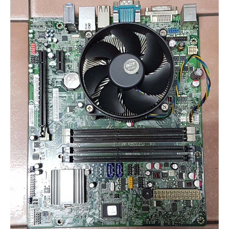 宏碁H57D02A1主機板(1156腳)+Intel Core i3-550處理器(3.2G)整套賣、附原廠風扇與檔板