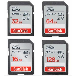 SanDisk ULTRA 16G 32G 64G 128G SDXC Class10 記憶卡 SD 大卡 相機記憶卡