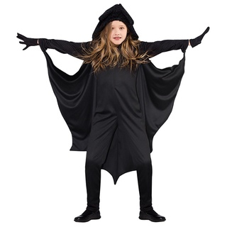 毛絨連帽蝙蝠連身衣+手套 兩件式 萬聖節服裝 造型服 連身衣 角色扮演 扮演【p0061238506413】