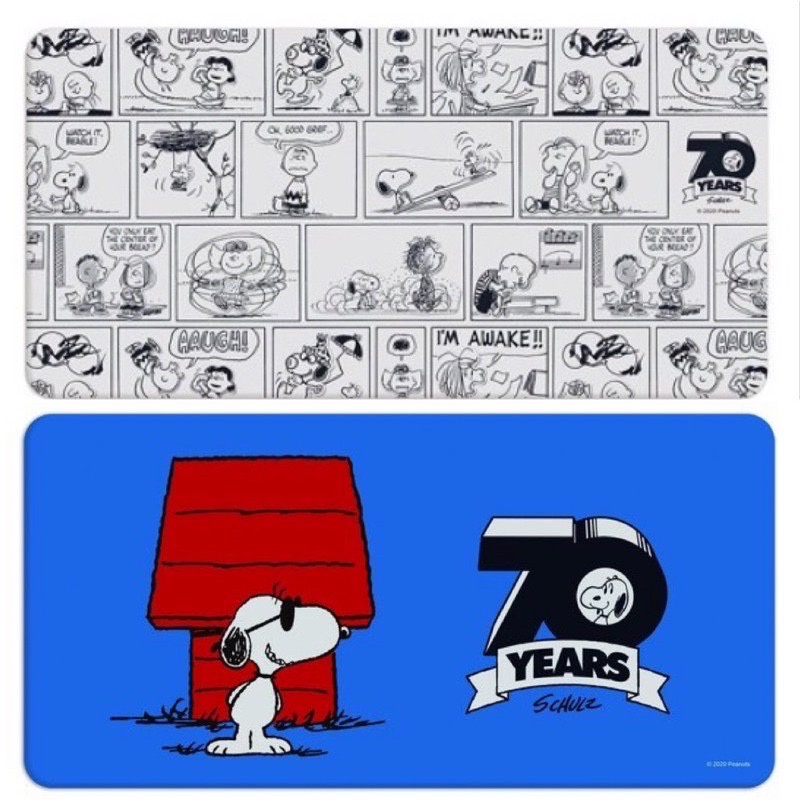 現貨 7-11 史努比 軟性滑鼠墊 70週年款/絕版品 狗屋 款 SNOOPY 漫畫款 711 全新 超商正版