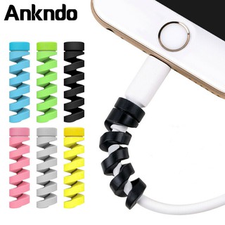 Ankndo 通用矽膠 USB 充電器數據線保護器