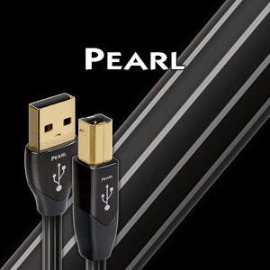 『永翊音響 』美國 audioquest Pearl USB Cable傳輸線(Type A-B) 1.5m ~ 公司貨