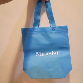 【H.N】全新 現貨 藍色Miravivi環保提袋 環保袋 購物袋 收納袋 提袋 日用品 出清 居家 生活