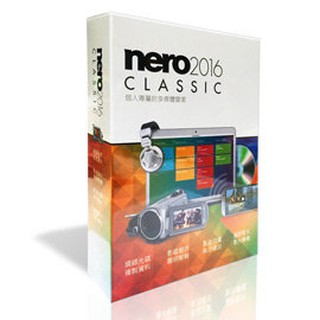 nero 2016 classic 多媒體愛好必備軟體-盒裝版 燒錄、剪輯、複製，支援Android、iOS app串流