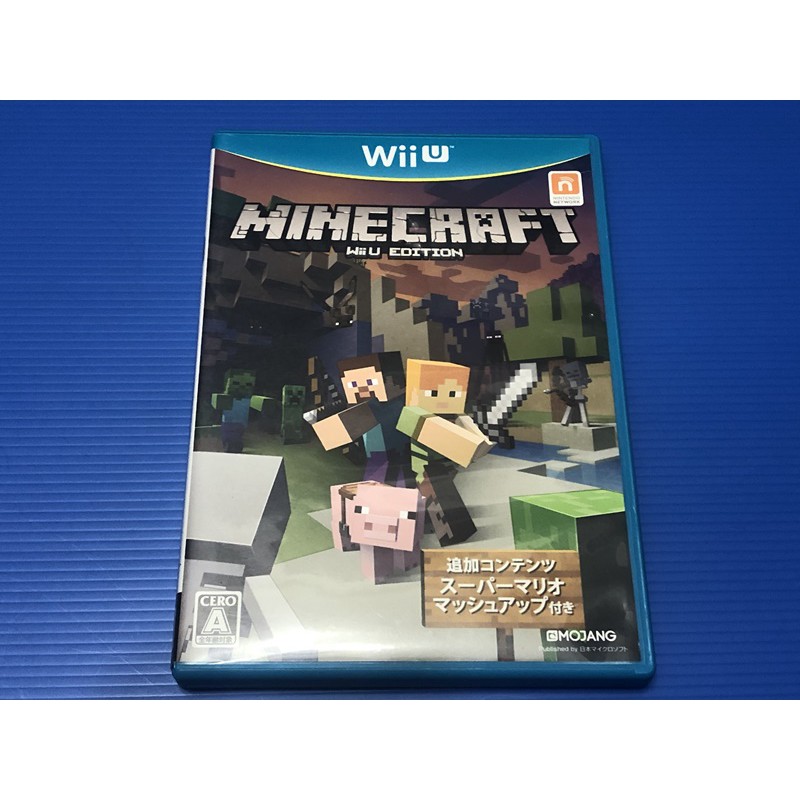 爆走電玩 Wiiu Wii U Minecraft 我的世界當個創世神無說明書 日版 編號 A3 蝦皮購物