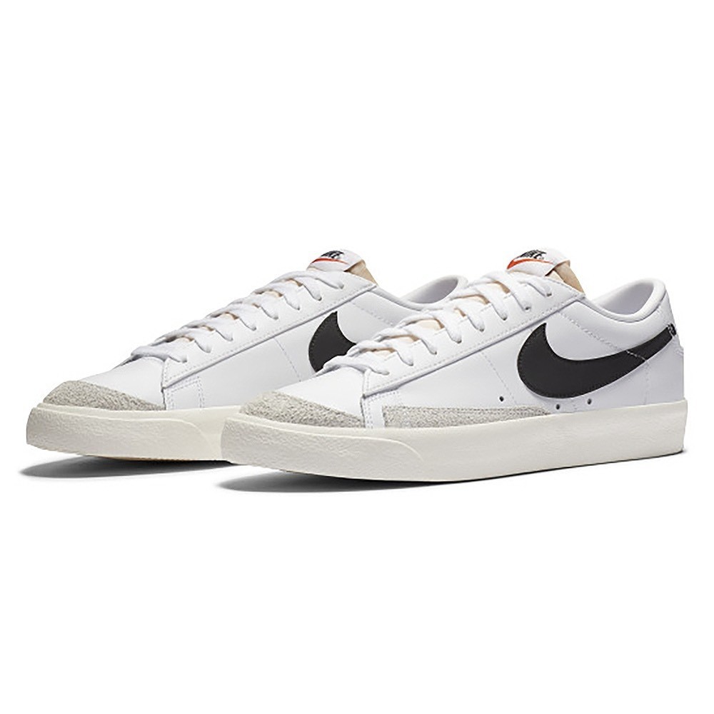 nike blazer low essential sneaker white and black