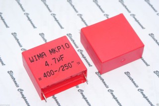 德國WIMA MKP10 4.7uF 400V 5% 腳距:37.5mm 金屬膜電容 1顆1標
