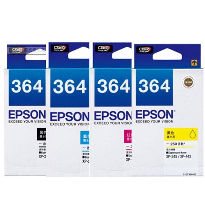 EPSON 364 含稅 T364150 T364250 T364350 T364450 原廠墨水匣