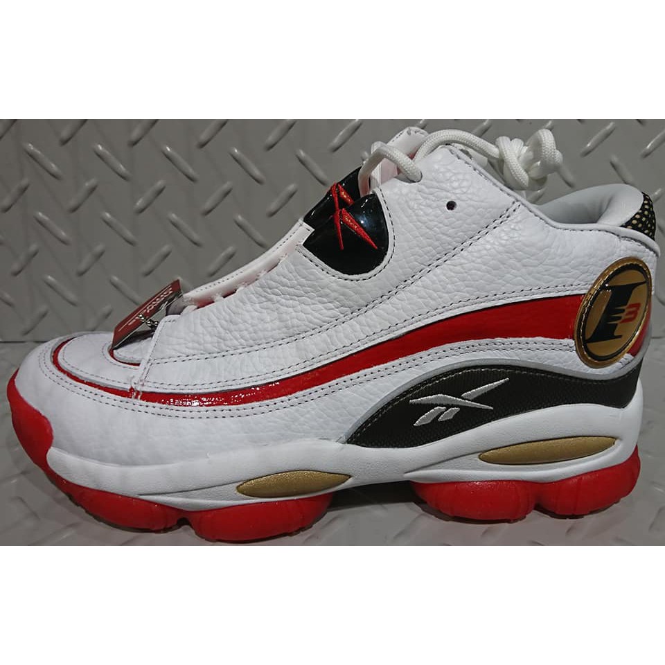 缺貨 2018 十月 REEBOK THE ANSWER DMX MU 籃球鞋 白紅 IVERSON CN7862 答案