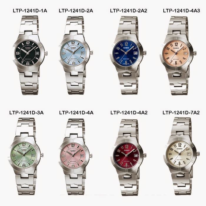 全新CASIO LTP-1241D,,指女錶,簡潔大方三針設計,優雅氣質,生活防水//8色可選