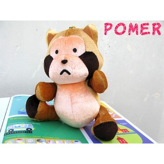 ☆POMER☆日本帶回正品已絕版 世界名作劇場可愛小浣熊 RASCAL 洛斯可 拉斯卡爾皮皮 手腳可360度轉動娃娃玩偶