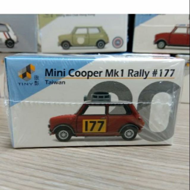 。O&amp;S’s 小物。現貨 / Tiny 微影 台灣左駕版本 20號車 mini cooper mk1 rally 177