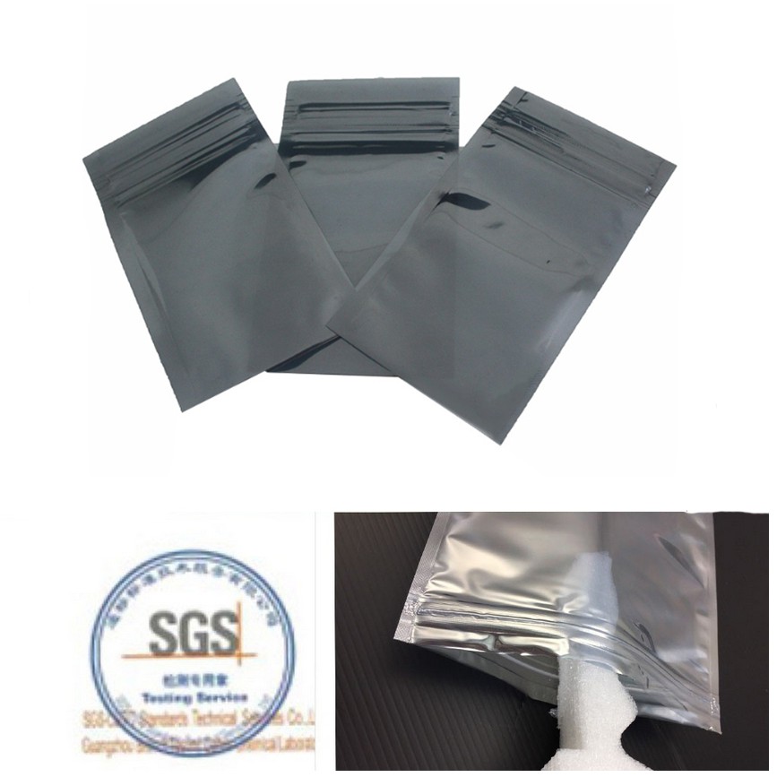 22x24cm(1包20入)防靜電袋加厚密封袋 夾鏈袋電子產品元件包裝袋 優質全新CPP電子靜電劑PET三層複合材料