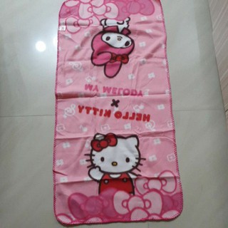 Hello Kitty x my Melody 披毯