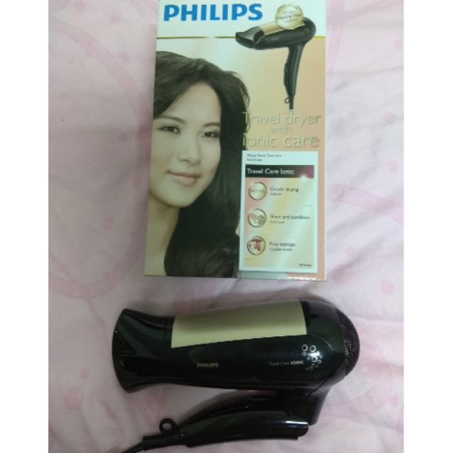 Philips Travel Care Ionic hairdryer 飛利普旅行負離子吹風機(HP4944)