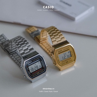 dd▸現貨 CASIO 手錶 卡西歐 復古電子錶 不鏽鋼 金色 銀色 (KWD-208415)