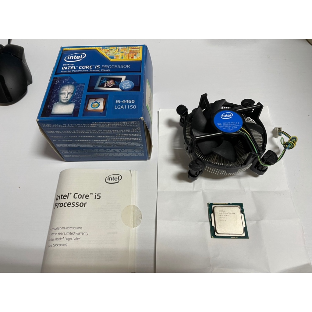CPU Intel i5-4460 (附外盒、原廠風扇、說明書)