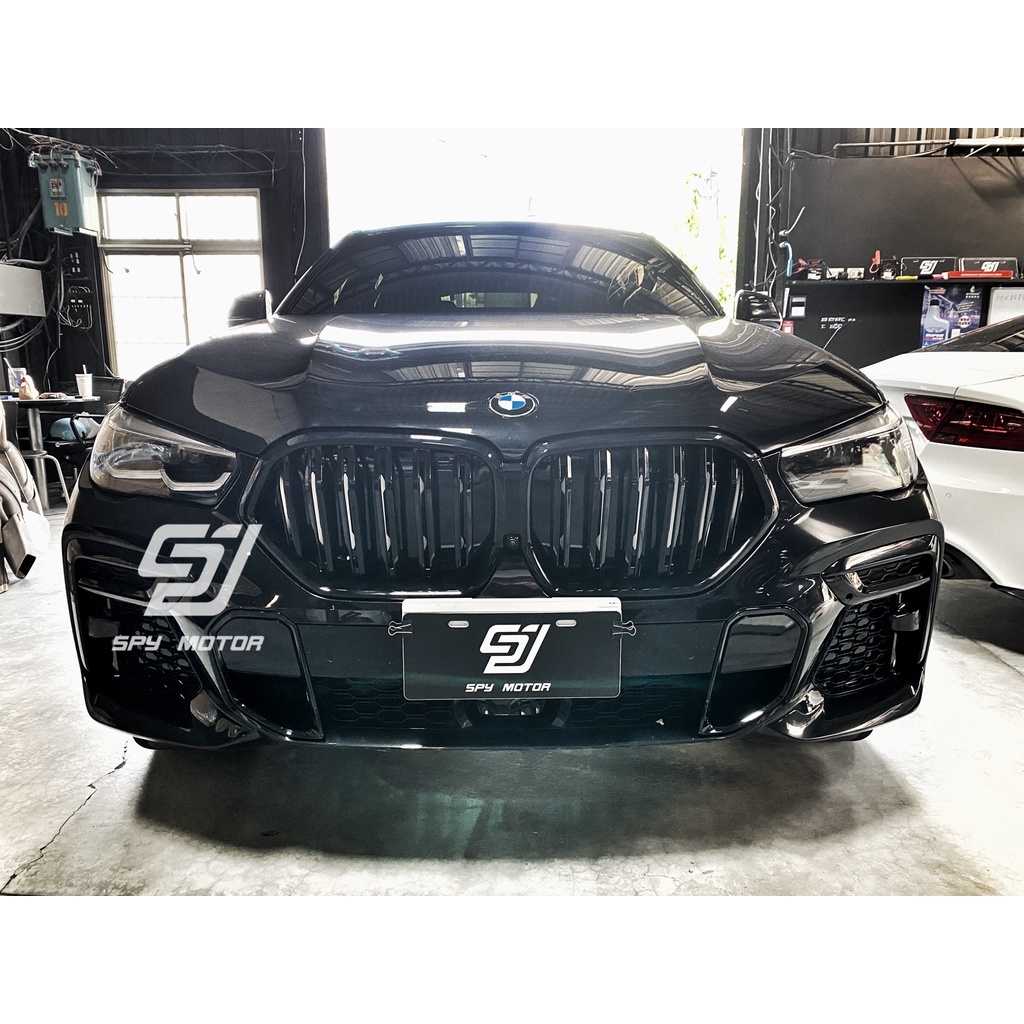 【SPY MOTOR】BMW G06 X6 升級 X6M雙線亮黑水箱罩