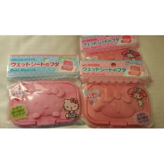 日本帶回~HELLO KITTY MY MELODY 濕紙巾蓋！