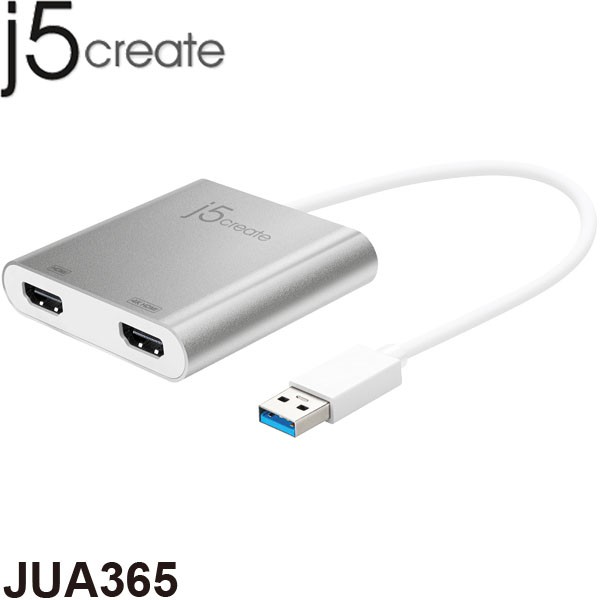 【MR3C】含稅附發票 j5 create JUA365 USB3.0 to HDMI 雙輸出外接顯卡
