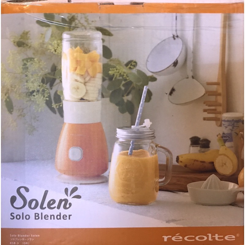 recolte 日本麗克特 Solo Blender Solen 果汁機 22道食譜#隨行杯