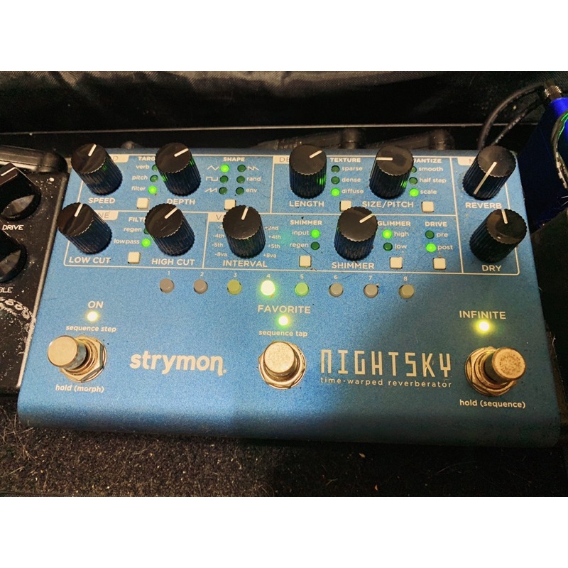 二手 Strymon NightSky Time-Warped Reverb 殘響效果器