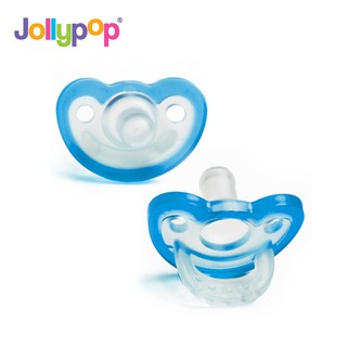美國Jollypop香草奶嘴醫療級安撫奶嘴 (3個月以上/長牙款/長牙適用)-藍色