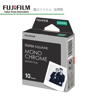 FUJIFILM 富士 instax SQUARE 黑白 Monochrome SQ拍立得底片