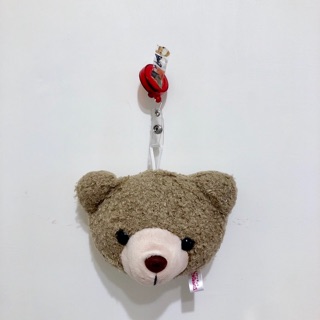 🐻識別證夾伸縮扣 識別證悠遊卡套✨現貨✨大熊大頭造型娃娃伸縮票。卡夾 證件夾 悠遊卡套