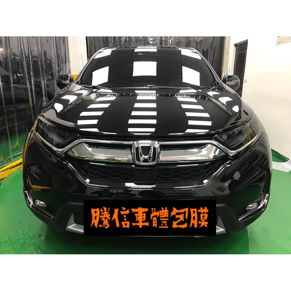 Honda CR-V大燈美國STEK smoke TPU犀牛皮自動修復透明燻黑燈膜包膜