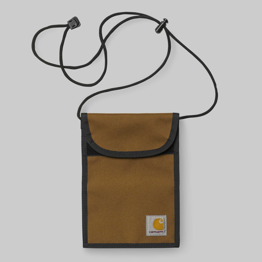 【A-KAY0】CARHARTT WIP COLLINS NECK POUCH 尼龍 掛頸包 土黃【I020835BR】