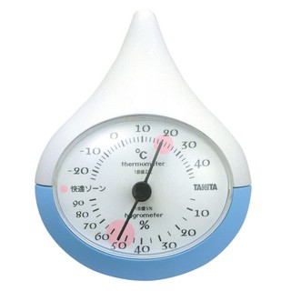♠ASTRD♠ 日本 TANITA 水滴造型溫濕度計 室內 溫度計 溼度計 防潮濕 室內舒適管理 tt-510-bl