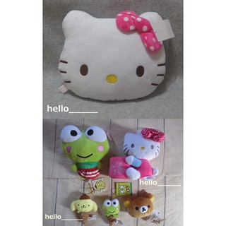 全新現貨 三麗鷗 正版授權 Hello Kitty 頭型 抱枕 娃娃 Sanrio 玩偶 拉拉熊 小朋友交換生日畢業禮物