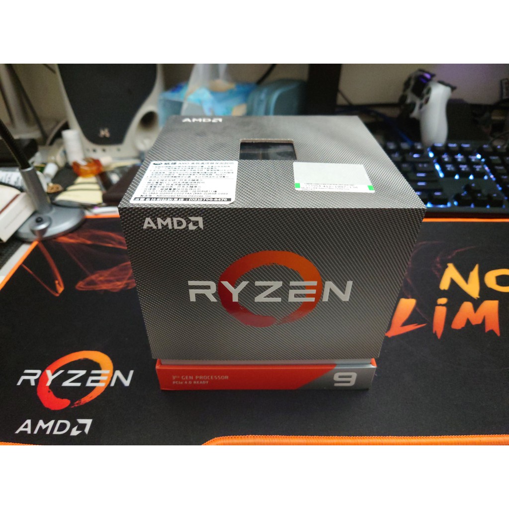 AMD Ryzen9 3900X 二手完整盒裝