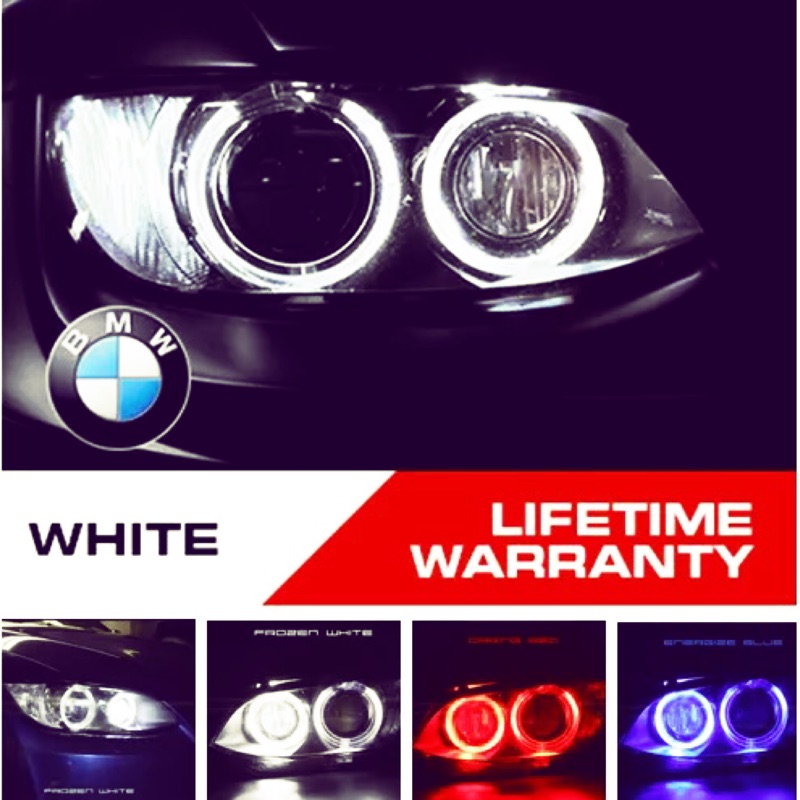 ♣️MLC 超屌BMW專屬💡♣️ LED天使眼80W 解碼 什麼顏色🌈都有👍  BMW所有車系皆能使用 不亮故障燈