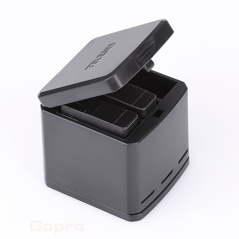 【限時清倉特價】TELESIN  gopro hero7/6/5 電池充電/收納盒