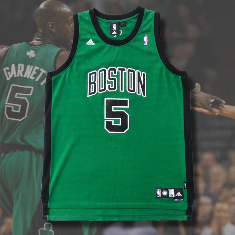 Kevin Garnett Boston Celtics☘️塞爾提克 Adidas 客場黑綠 NBA球衣 復古球衣 古著