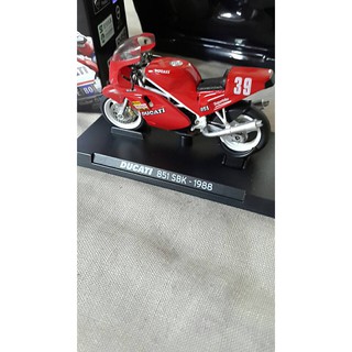 【紫晶小棧】義大利 杜卡迪 摩托車世界大賽 模型 玩具車 5號車 DUCATI 851 SBK 1988 收藏 7-11