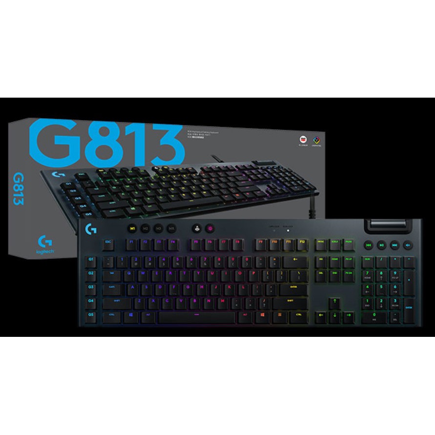 羅技 G813 RGB機械式短軸遊戲鍵盤 - 棕軸