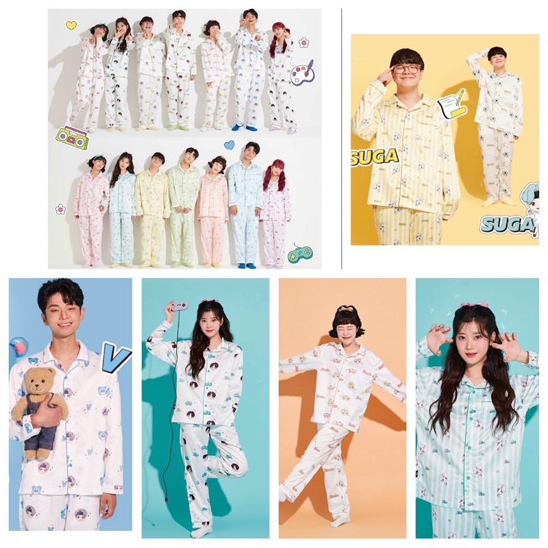 正品 韓國TinyTan睡衣套組 韓國防彈少年團BTS TinyTan睡衣套裝 韓國代購