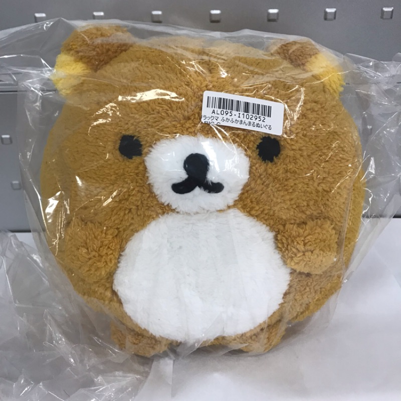 Toreba 日本空運 正版景品 rilakkuma 拉拉熊 懶懶熊 小白熊 圓胖型 抱枕 娃娃 玩偶